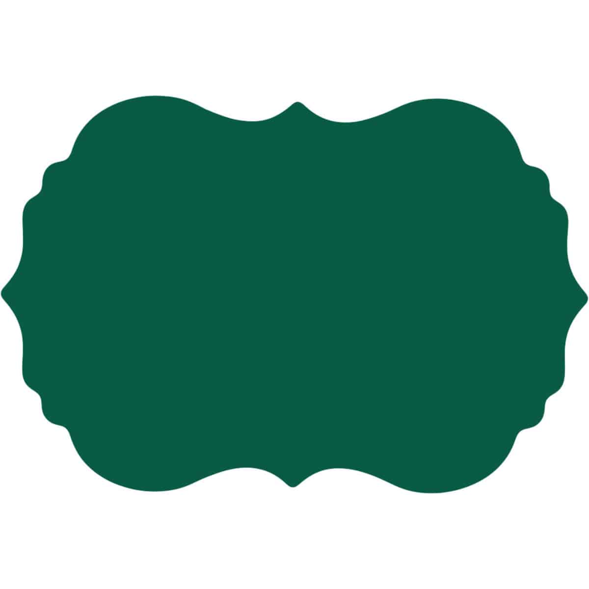 QTY 100 Green Gift Tags for Holiday Gift Wrapping