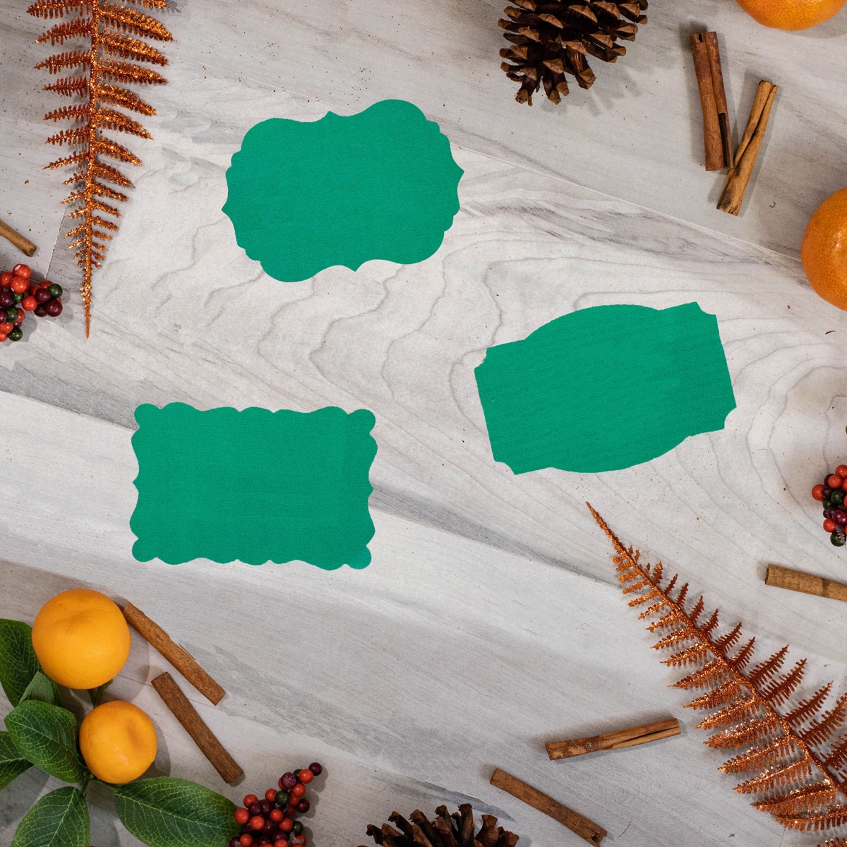 QTY 100 Green Gift Tags for Holiday Gift Wrapping