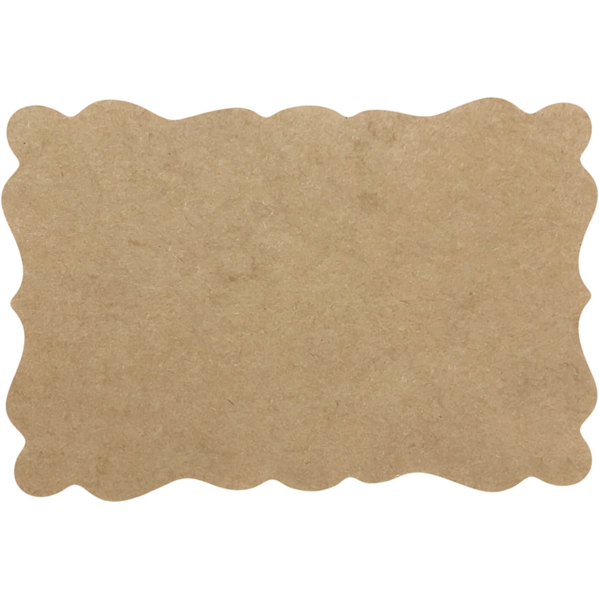 Minimalist Blank Natural Brown Kraft Gift Tag Stickers