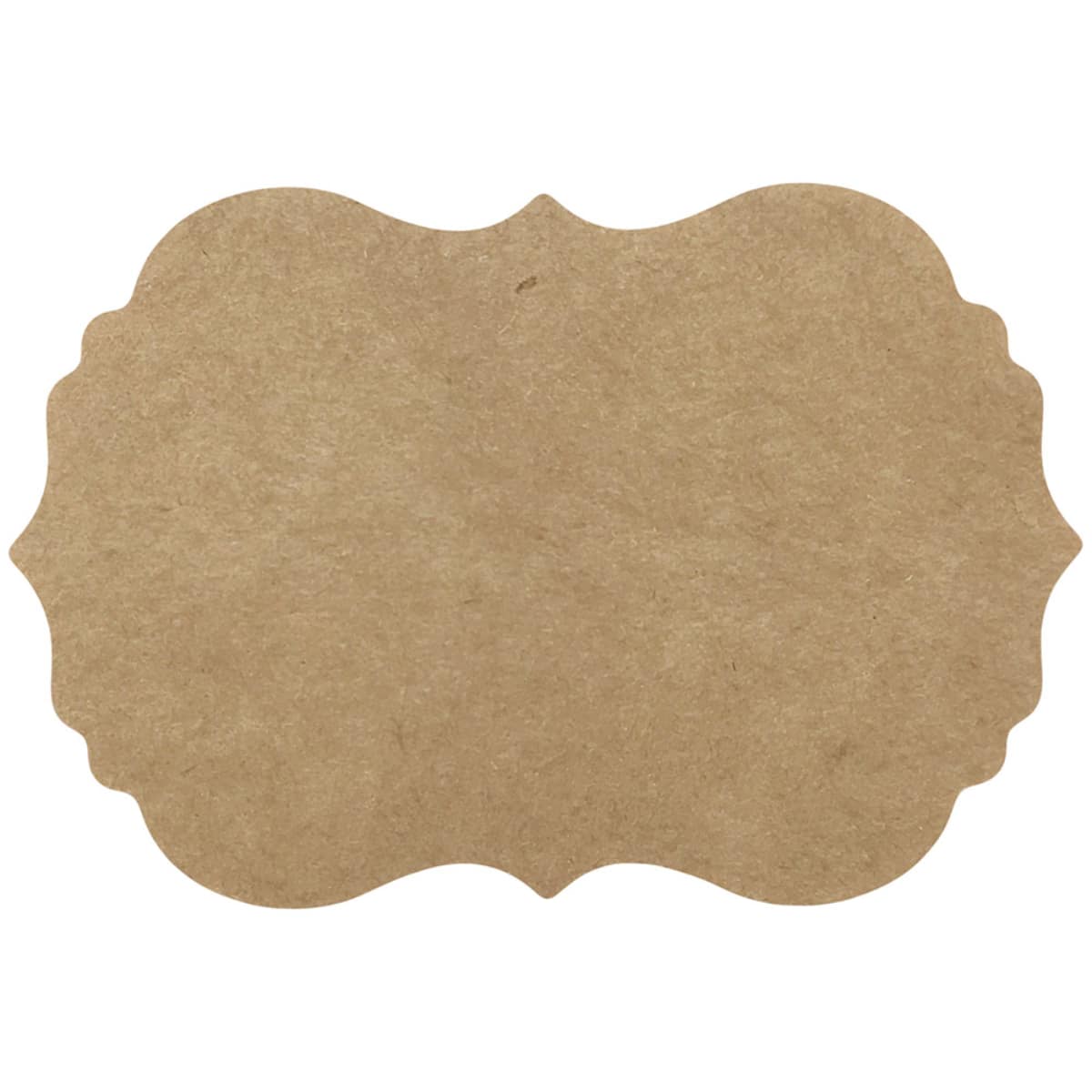 Minimalist Blank Natural Brown Kraft Gift Tag Stickers