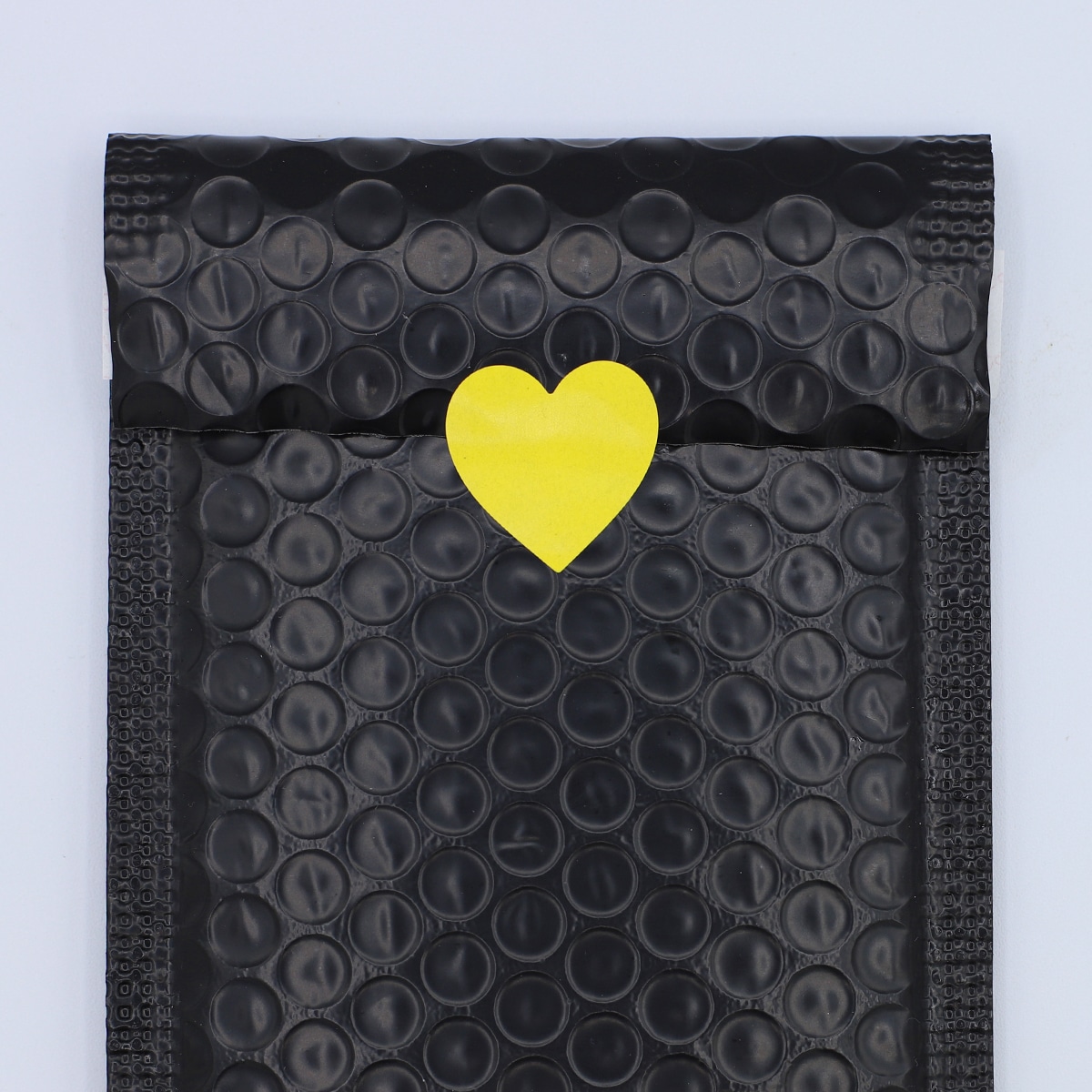 Yellow Heart Stickers 1" Inch