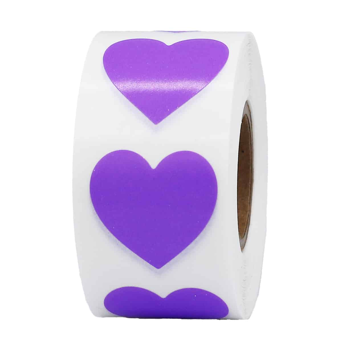 Purple Heart Stickers 1" Inch