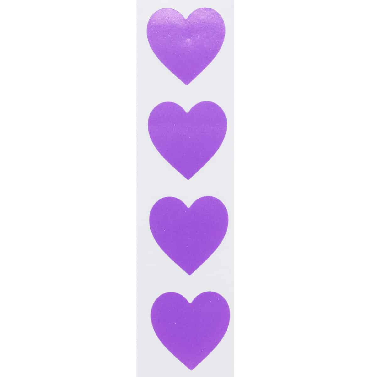 Purple Heart Stickers 1" Inch