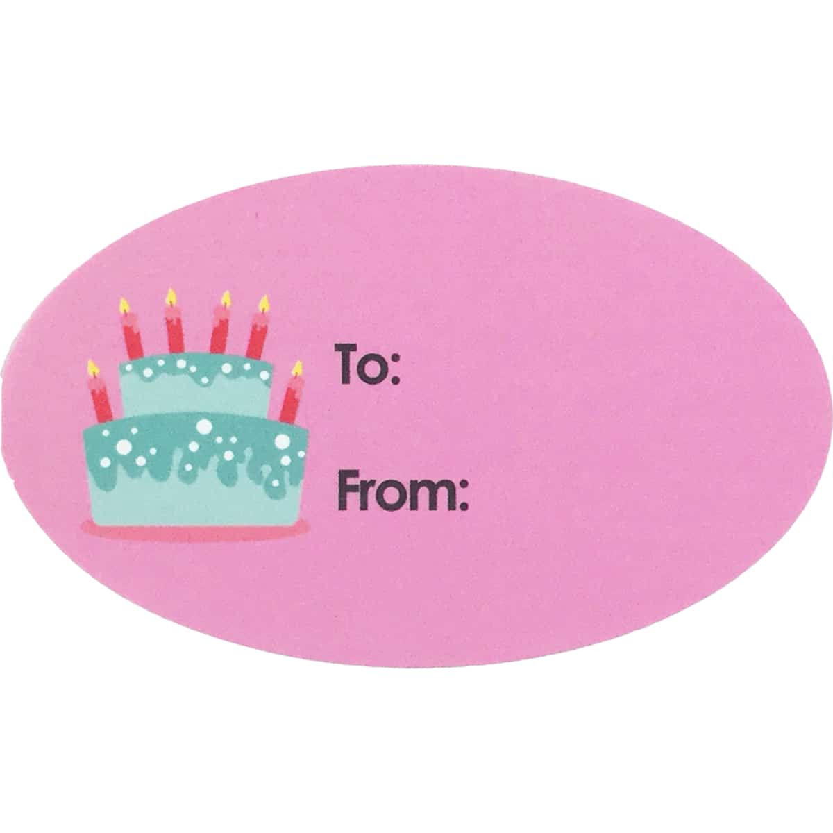 Fun Birthday Present Gift Tag Stickers | 4 Designs 1.5" x .2.5" - Holiday