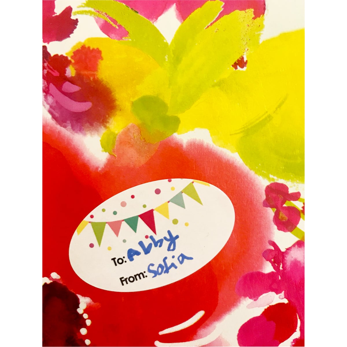 Fun Birthday Present Gift Tag Stickers | 4 Designs 1.5" x .2.5" - Holiday