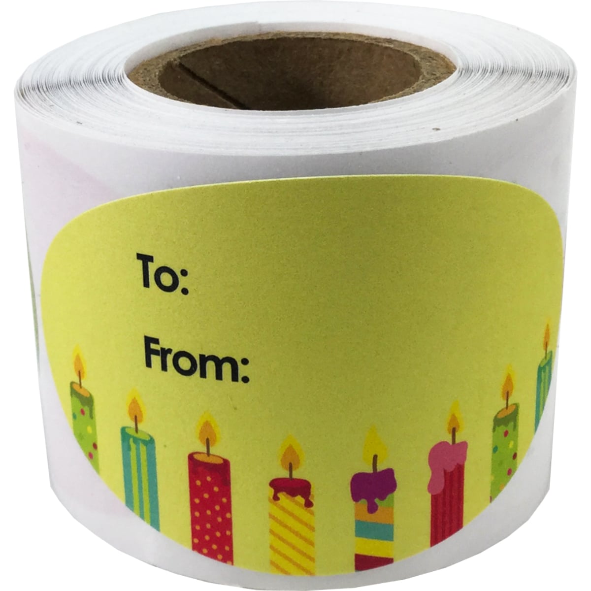 Fun Birthday Present Gift Tag Stickers | 4 Designs 1.5" x .2.5" - Holiday