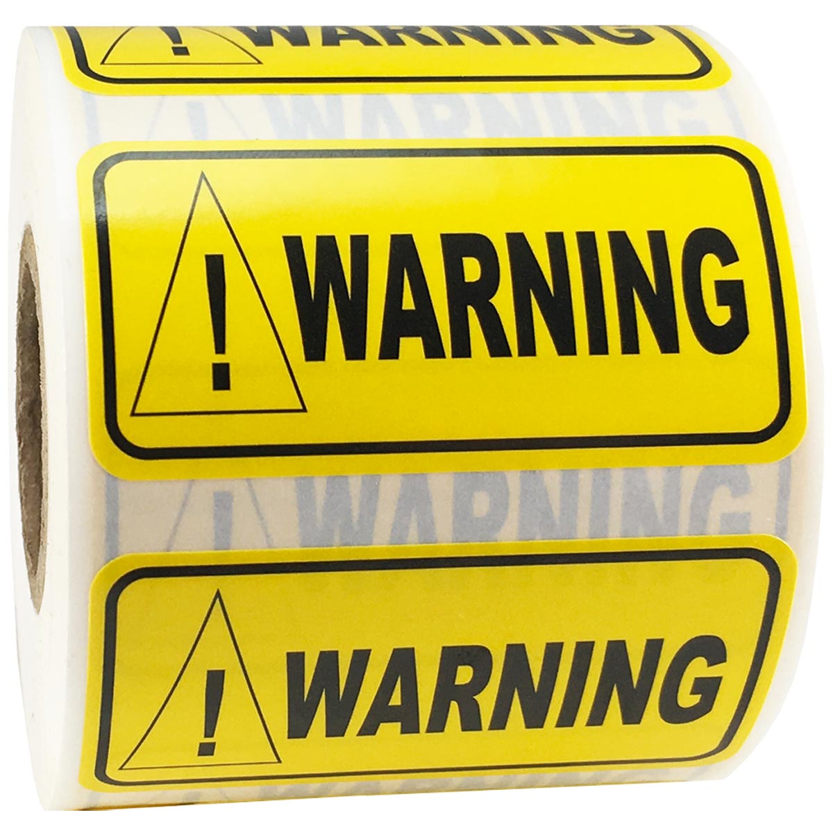 Small Yellow Warning Labels