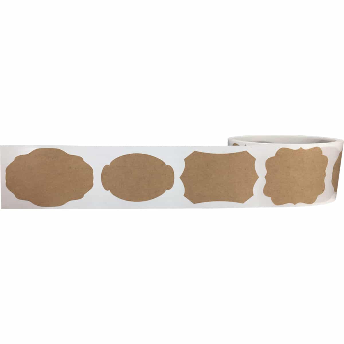 QTY 100 Holiday Kraft Gift Tags In Various Shapes