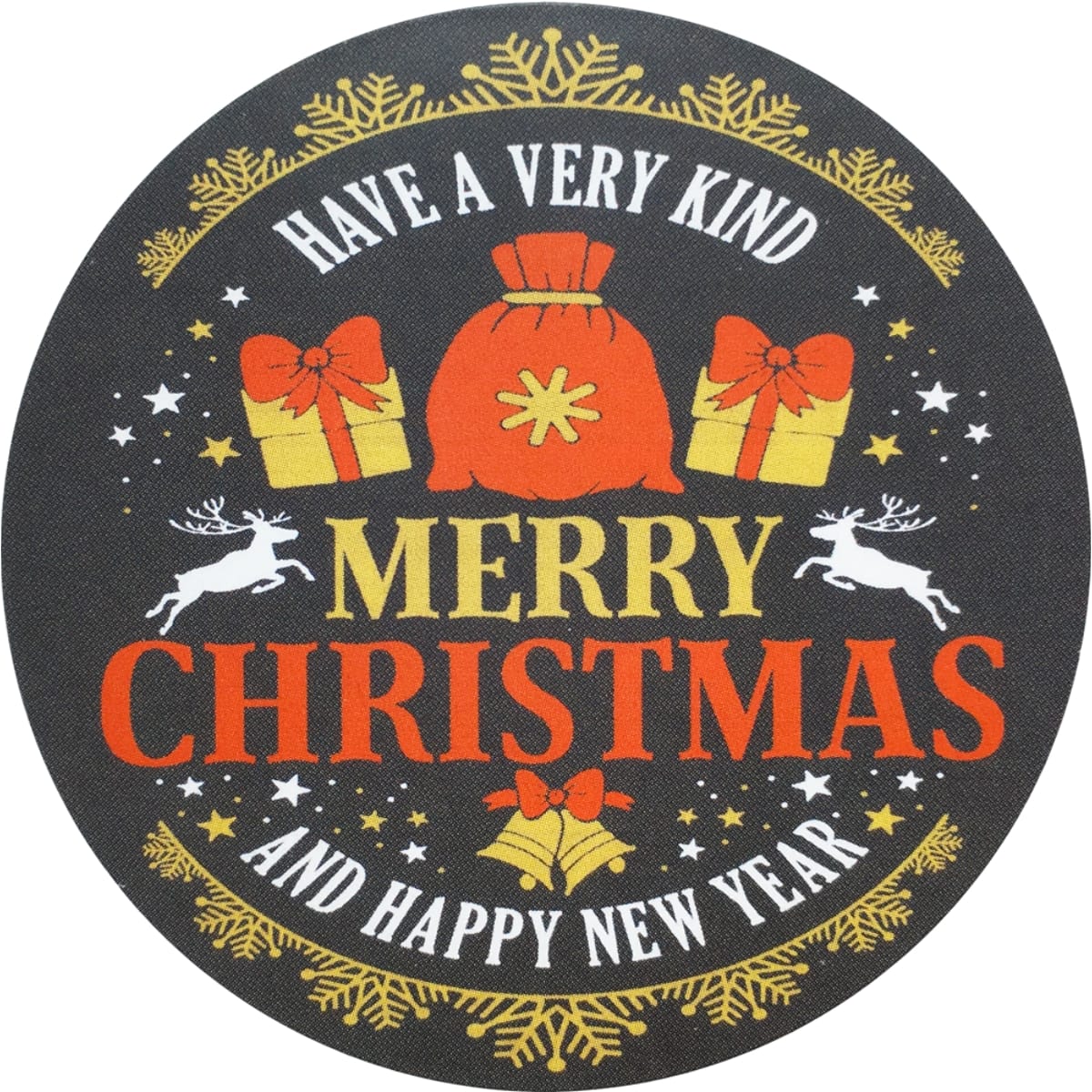 Merry Christmas and Happy New Year Stickers