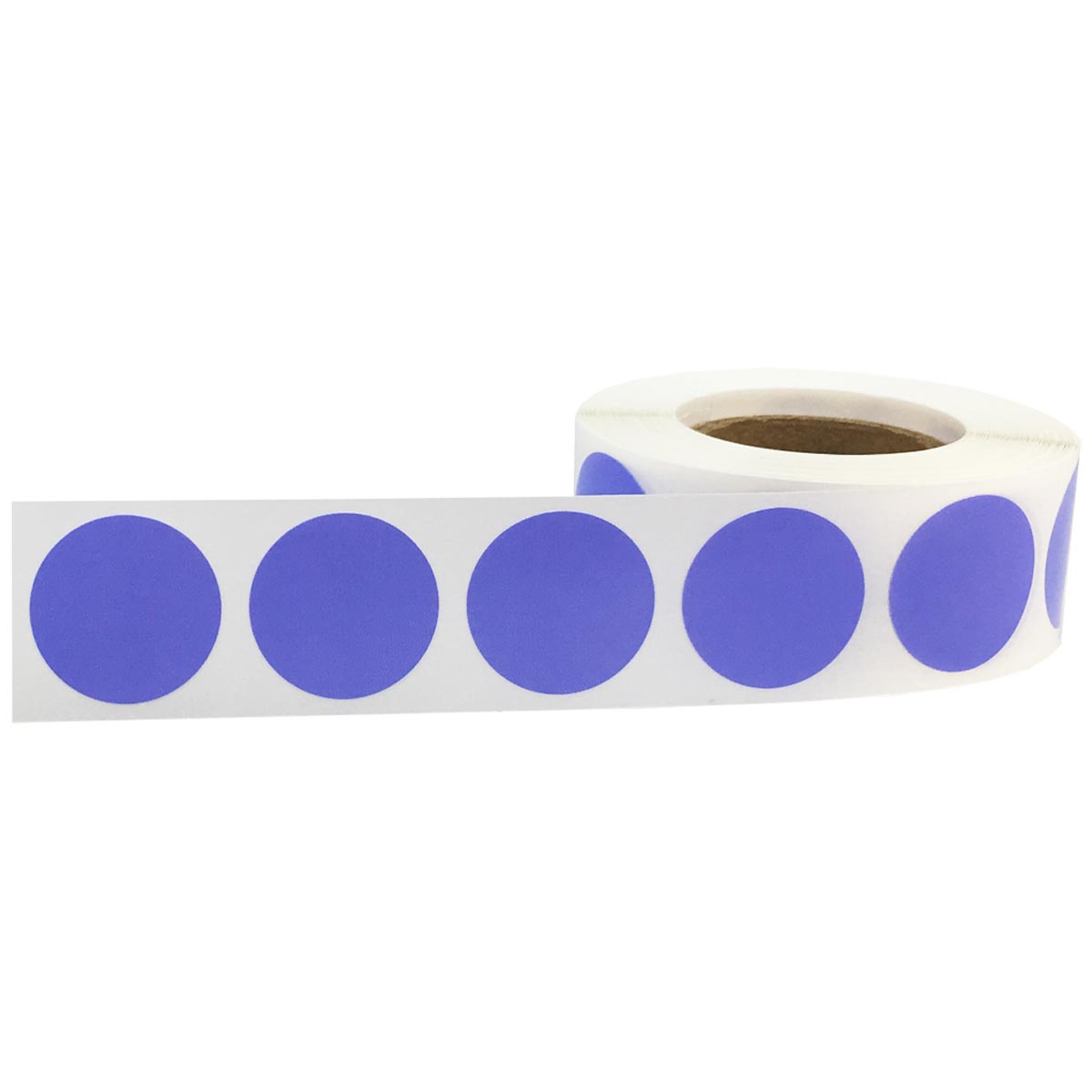 Periwinkle Color Code Labels 3/4" Round