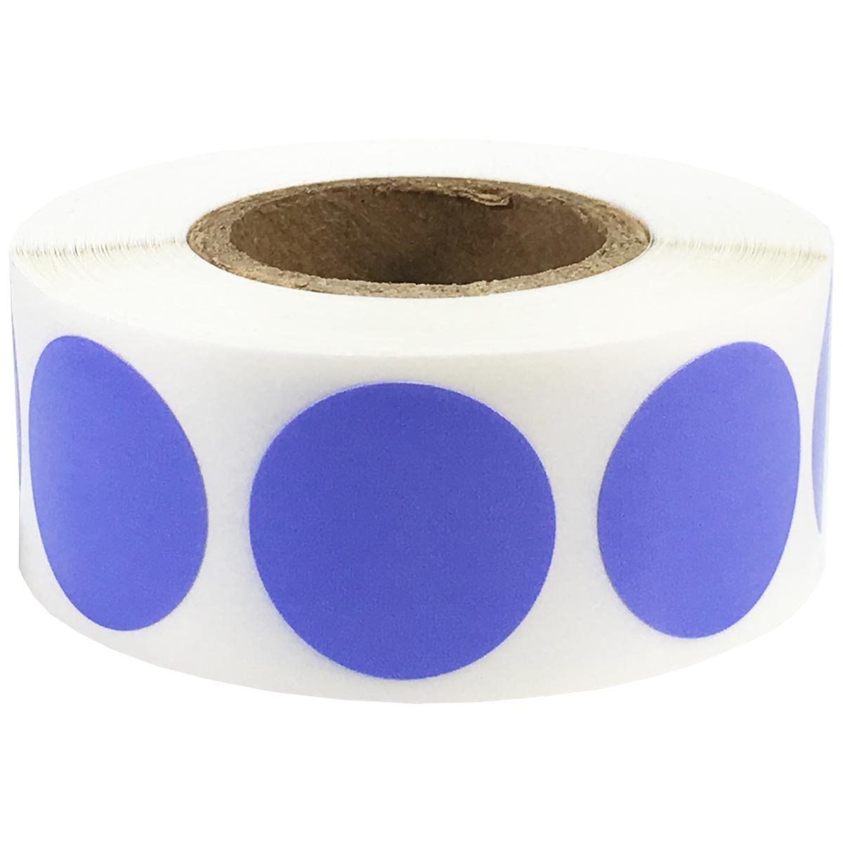 Periwinkle Color Code Labels 3/4" Round