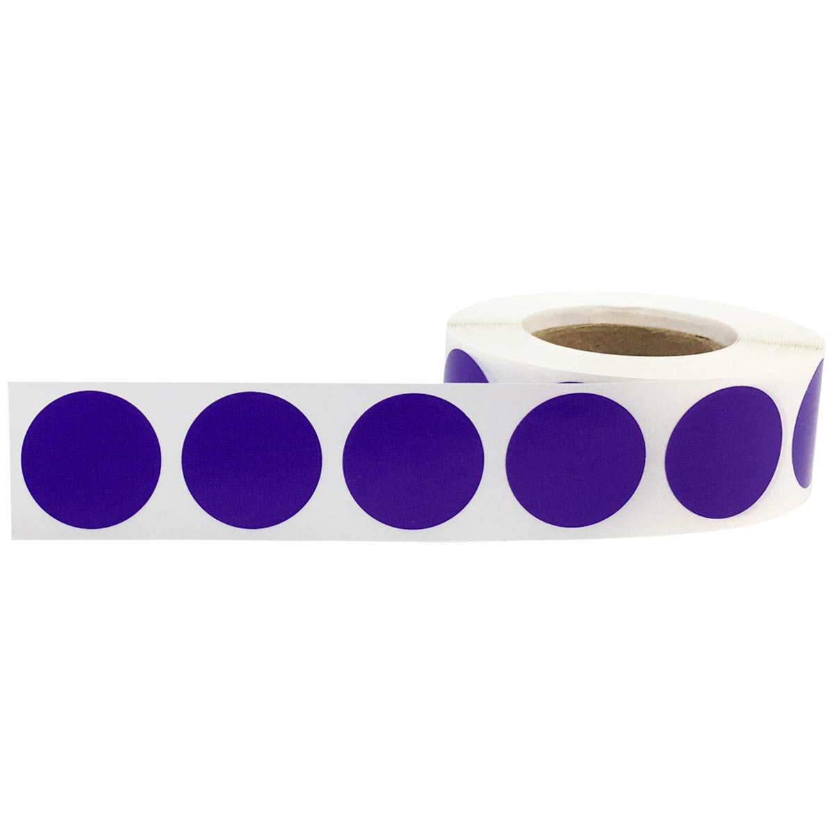 Grape Color Code Labels 3/4" Round