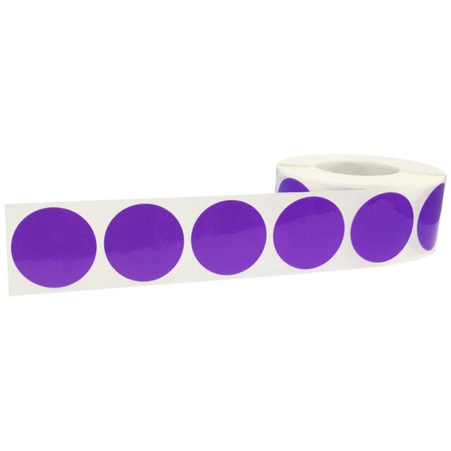 Purple Weather Resistant Labels 1
