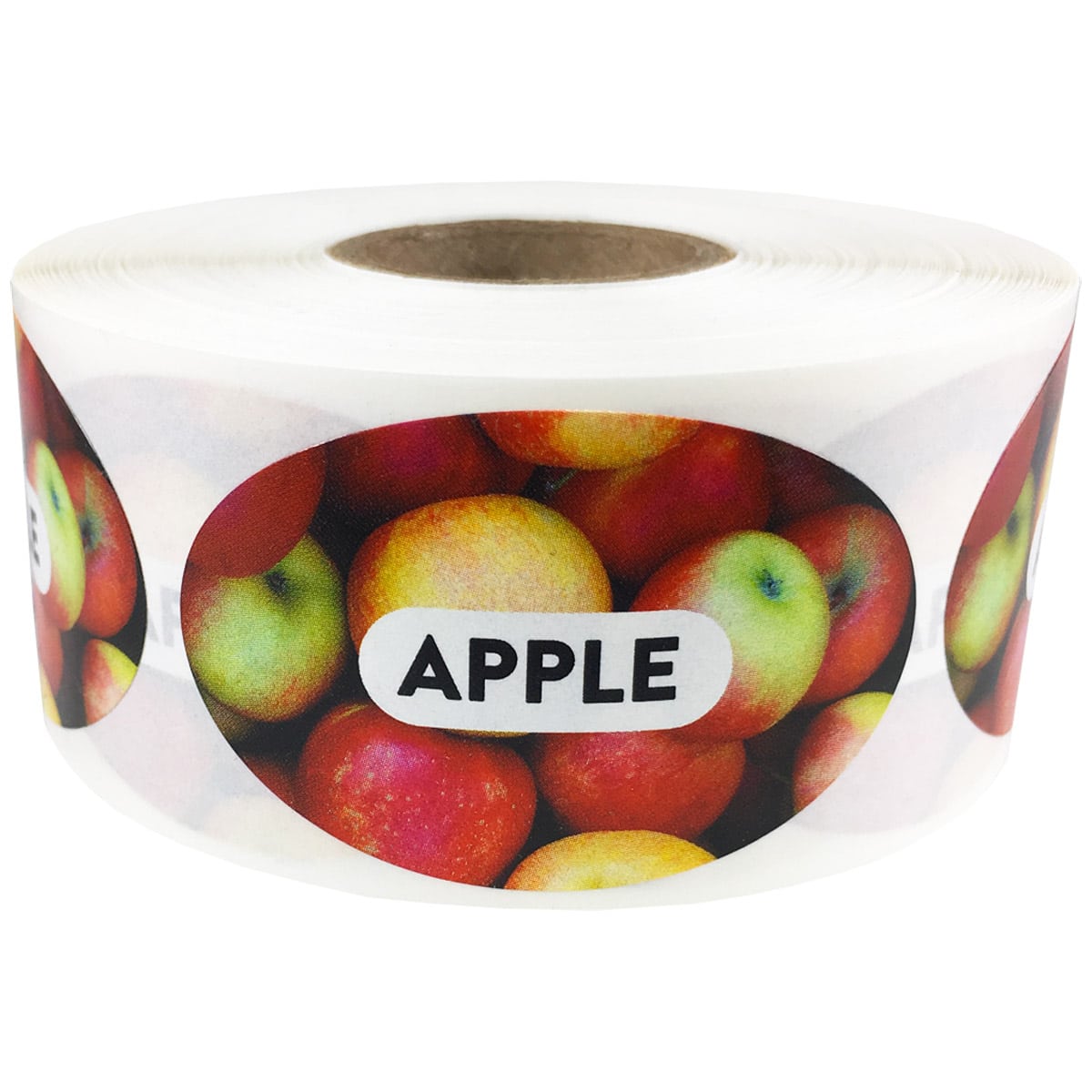 Baked Goods Labels with Real Images of Apple