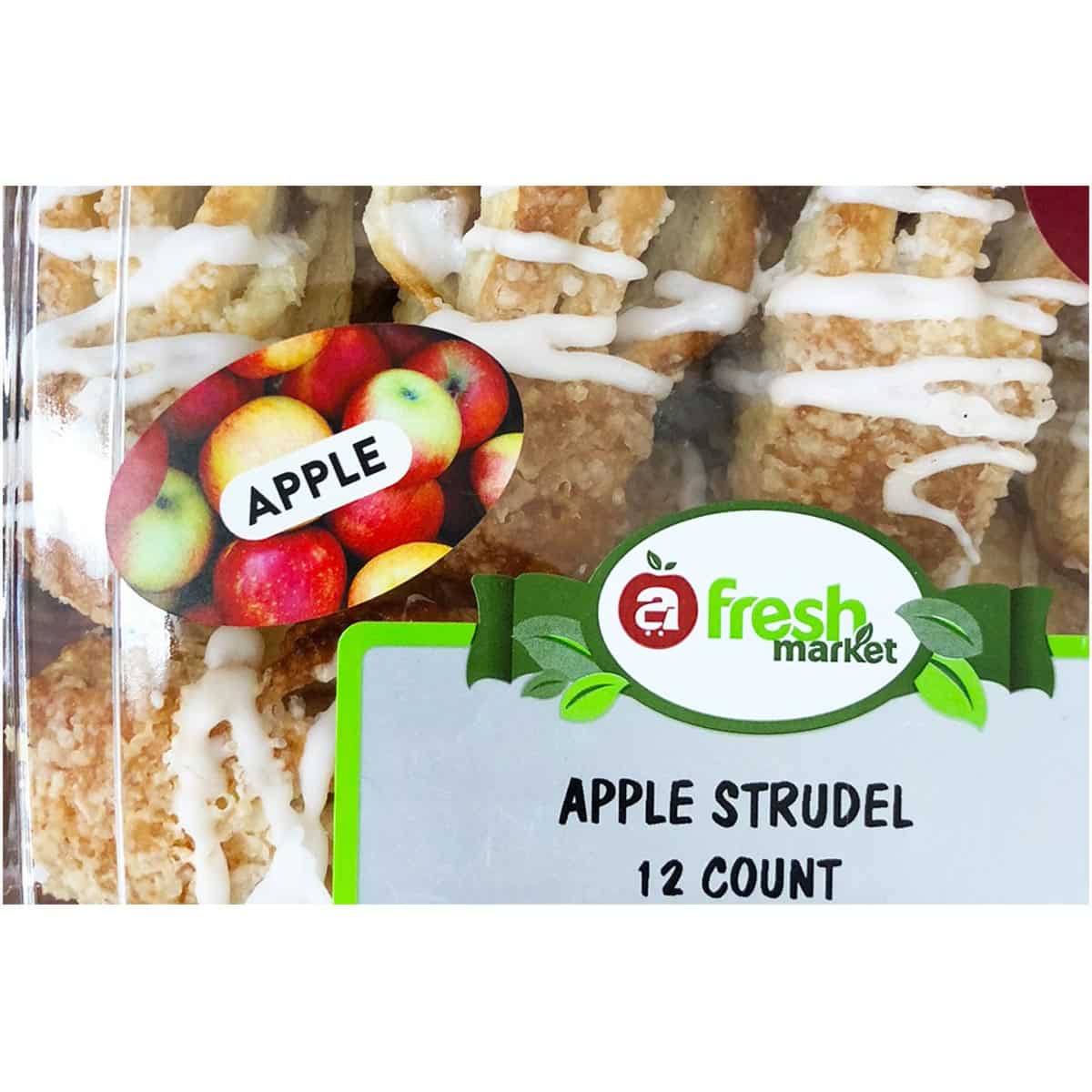 Baked Goods Labels with Real Images of Apple