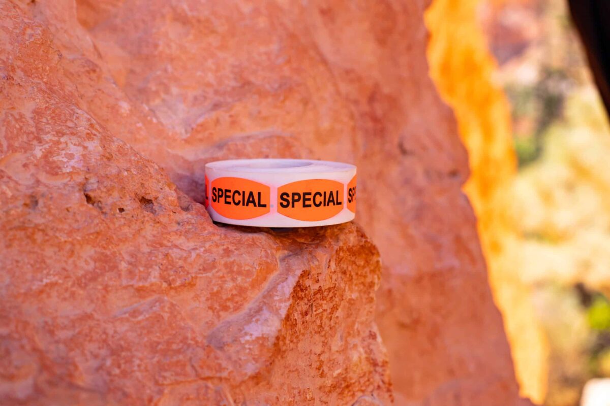 Sale Stickers that Say Special