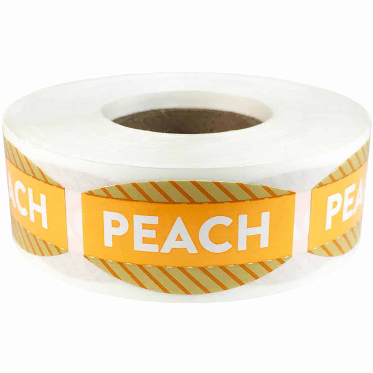 Peach Labels for Bakery