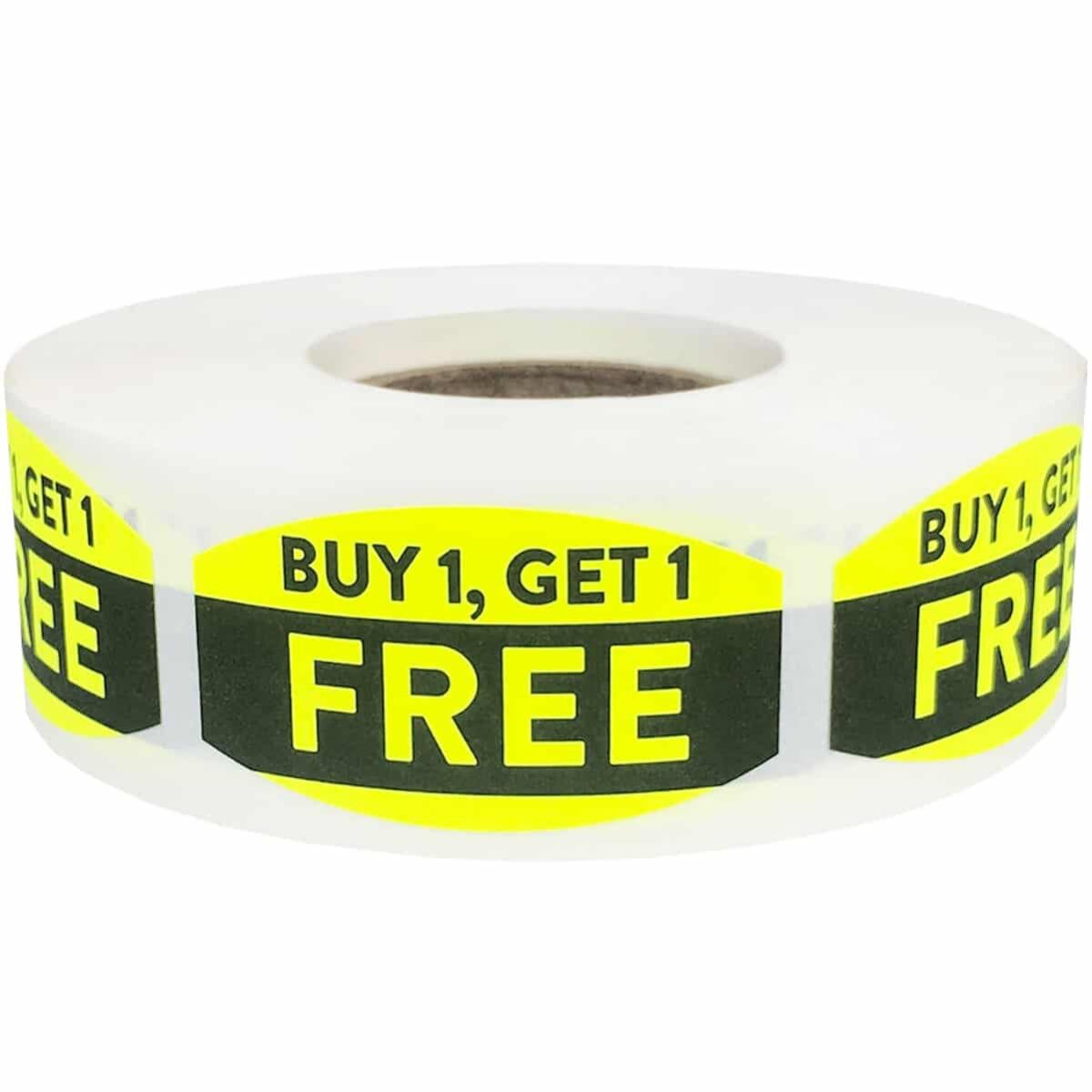 Buy 1 Get 1 Free Retail Store Labels