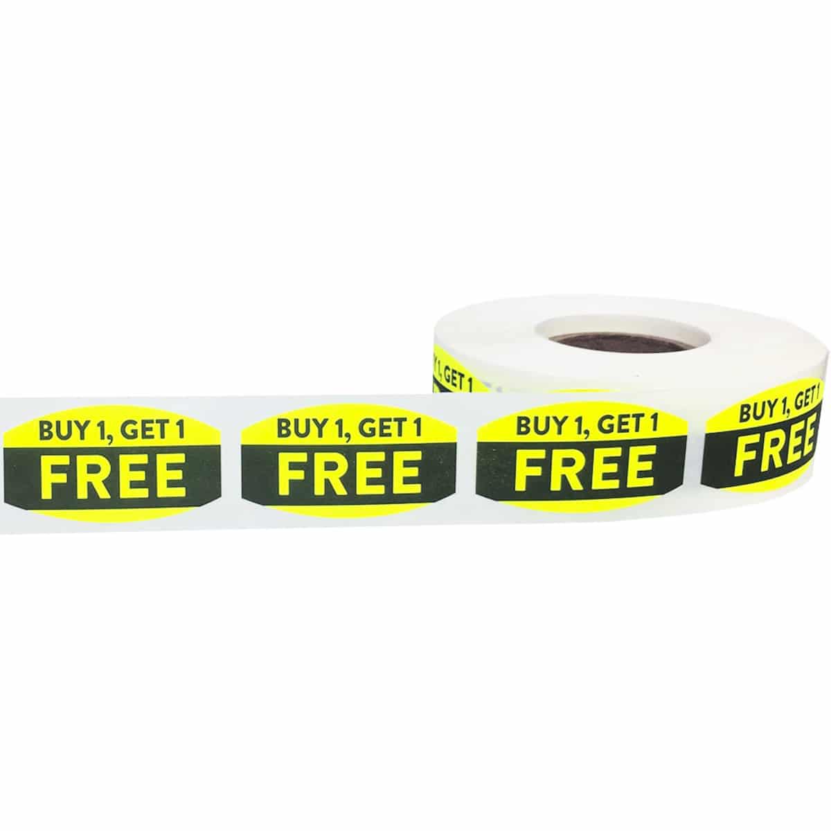 Buy 1 Get 1 Free Retail Store Labels