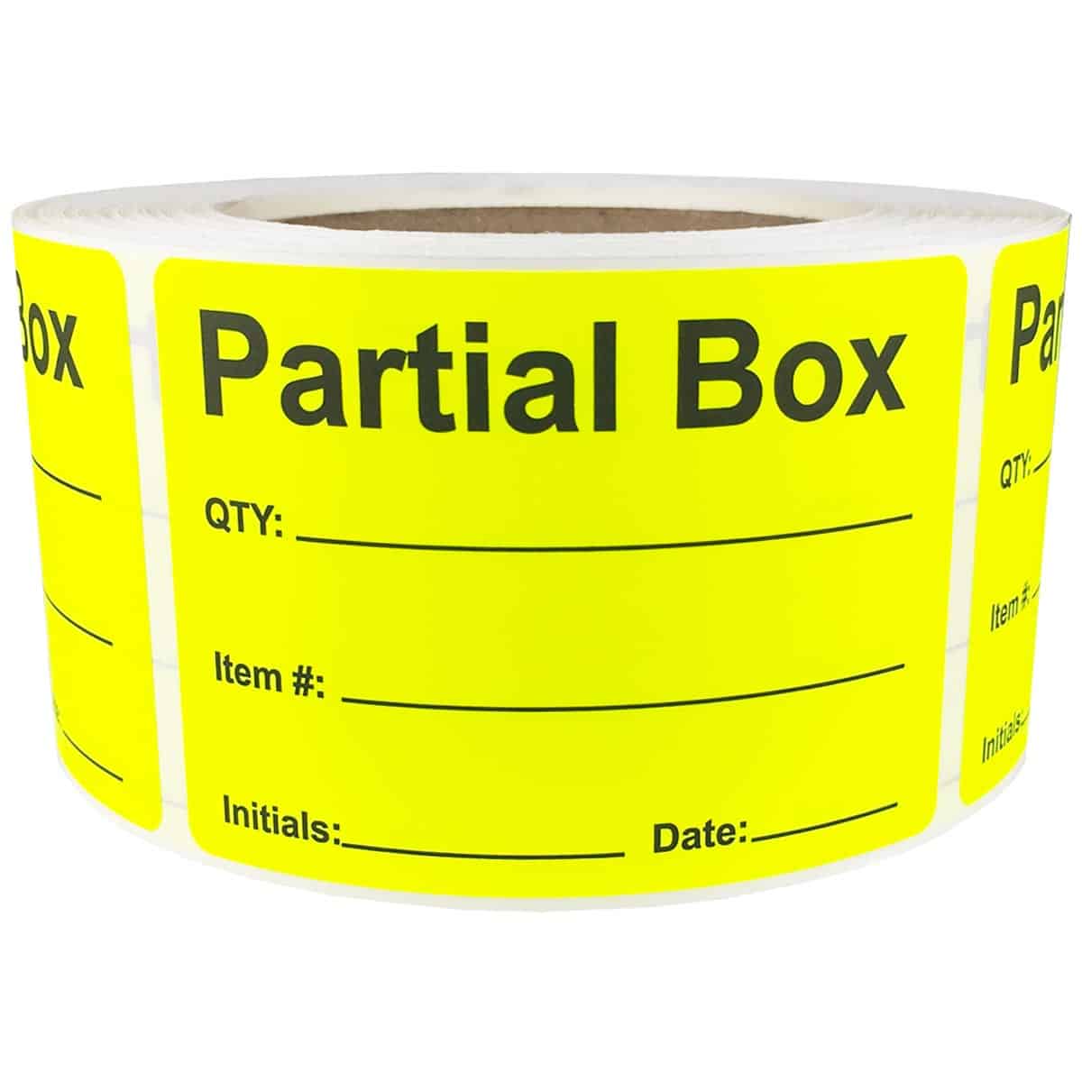 Partial Box Shipping Labels