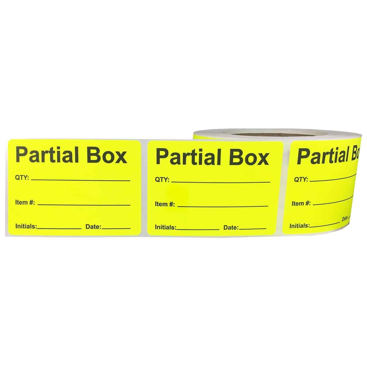 Partial Box Shipping Labels