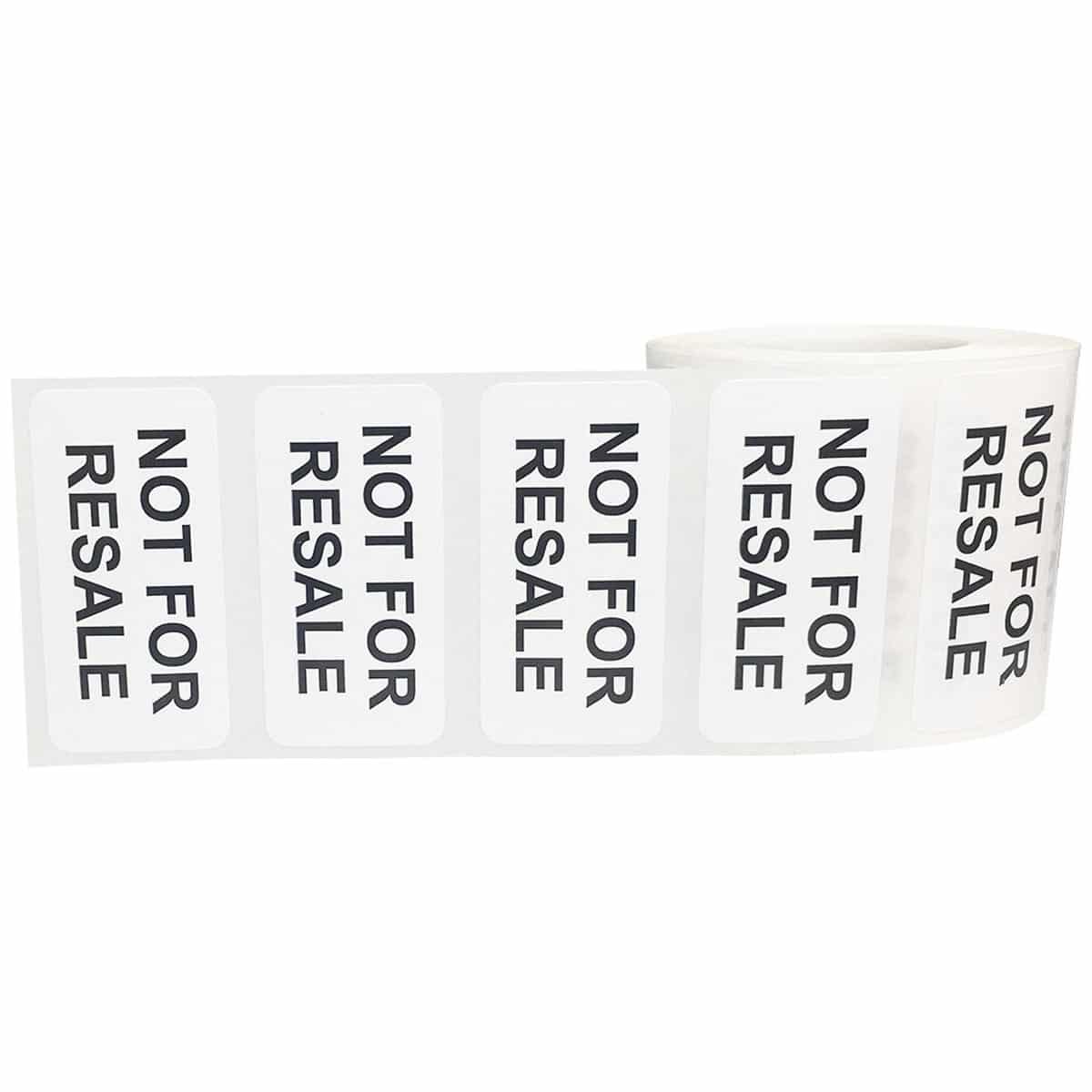 Stickers That Say Not For Resale