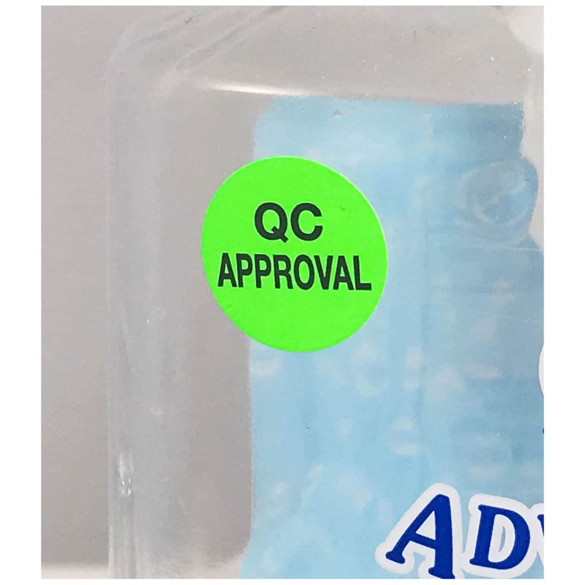 Small QC Approval Labels for Quality Control