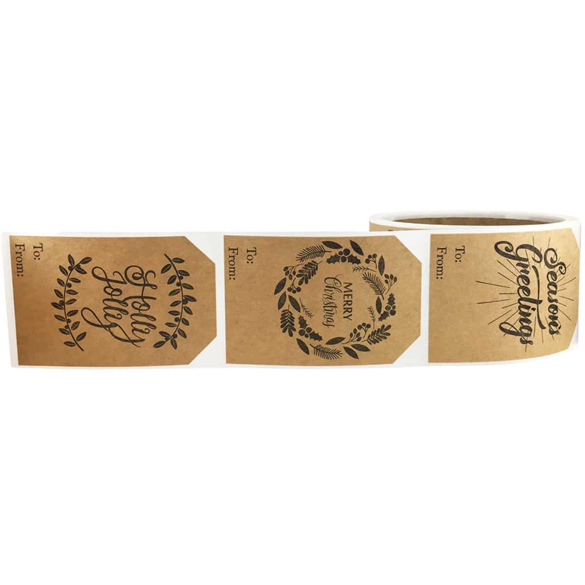 Kraft Farmhouse Style Christmas Gift Tags