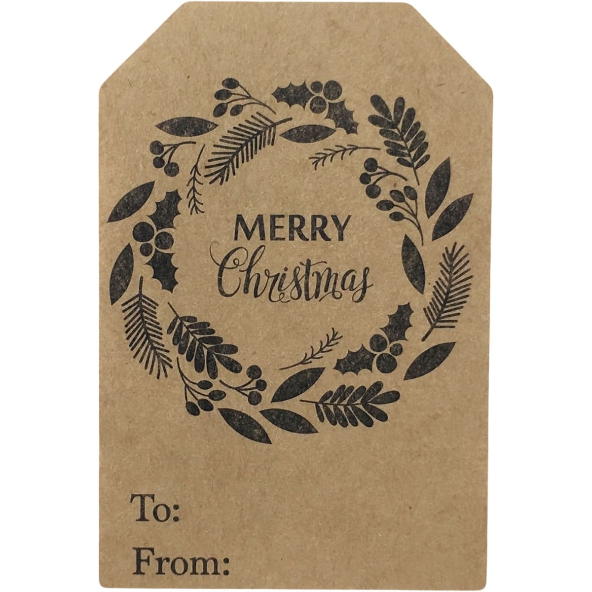 Kraft Farmhouse Style Christmas Gift Tags