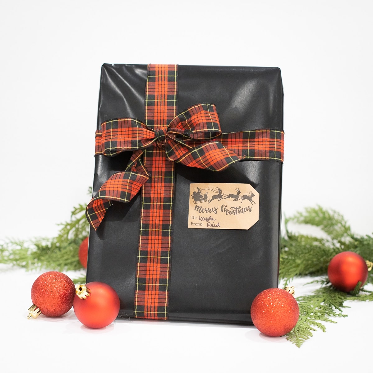 Kraft Farmhouse Style Christmas Gift Tags