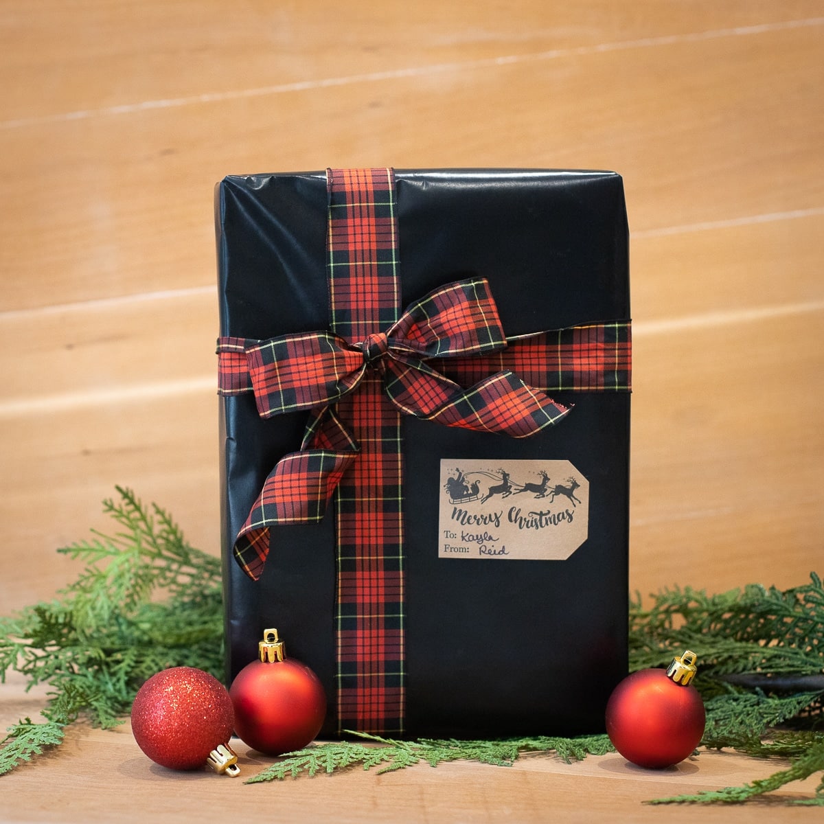 Kraft Farmhouse Style Christmas Gift Tags