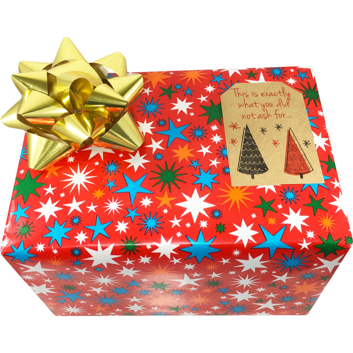Funny Christmas Gift Tags on Kraft