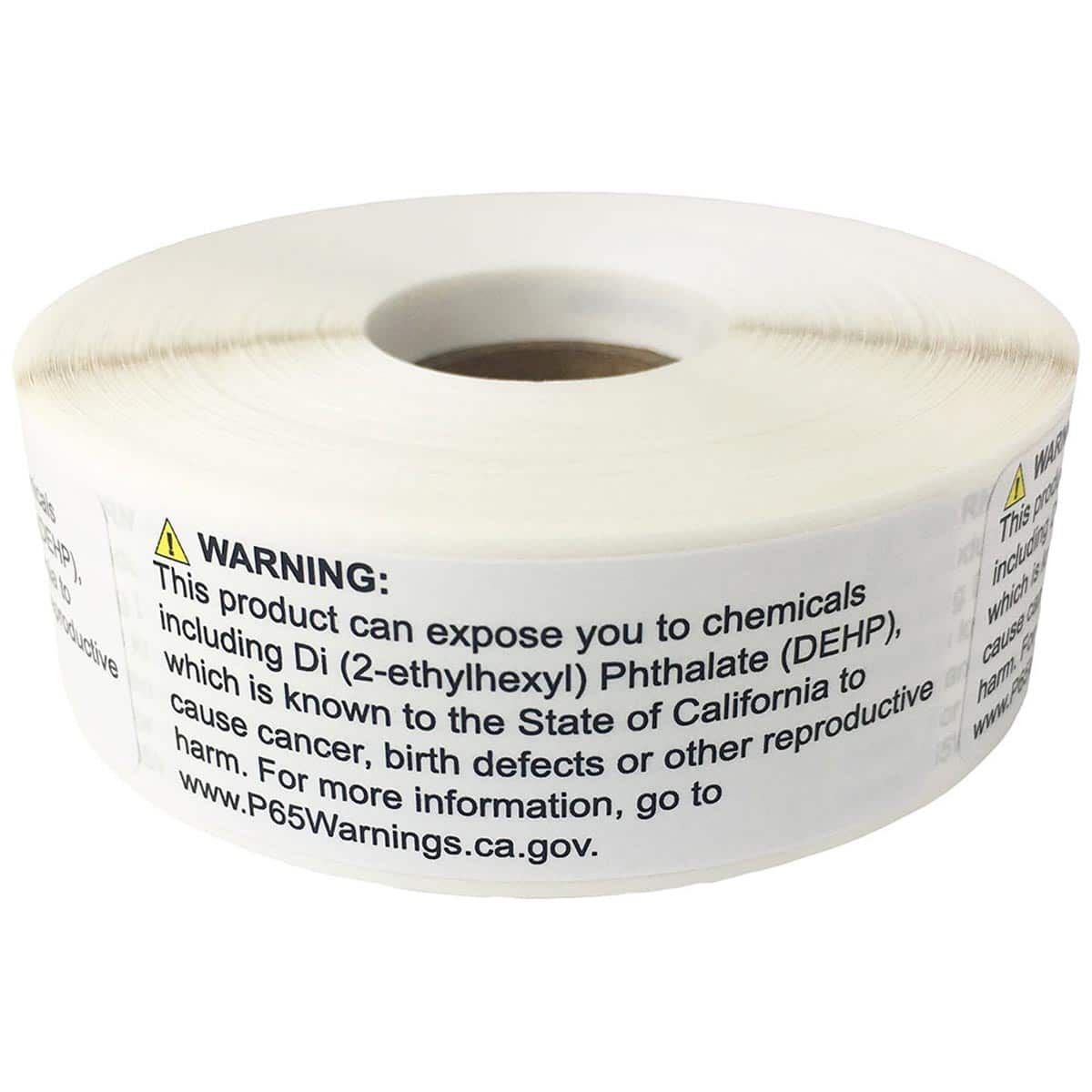 Prop 65 Di 2-ethylhexy Phthalate DEHP Labels