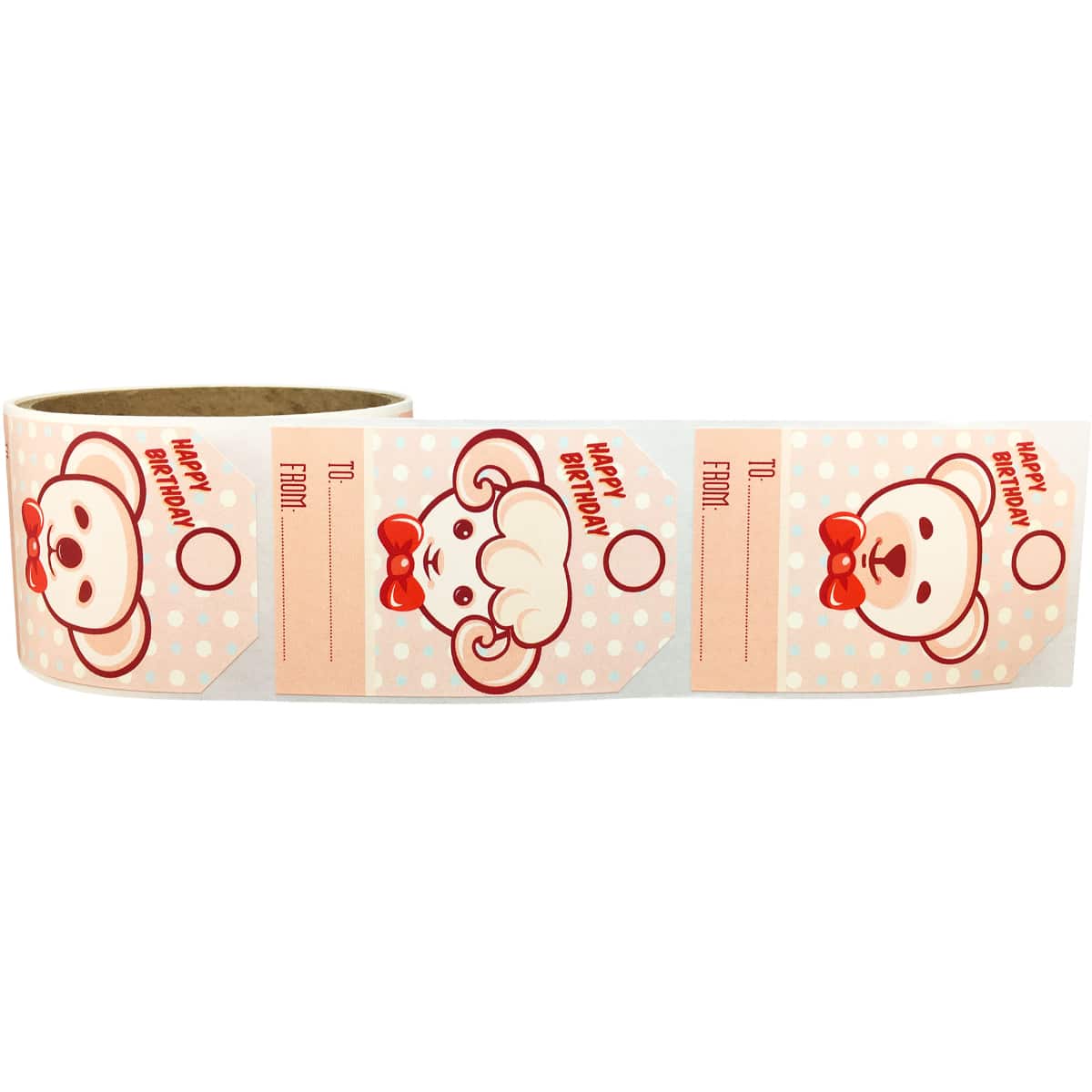 Vintage Toys Happy Birthday Gift Tags