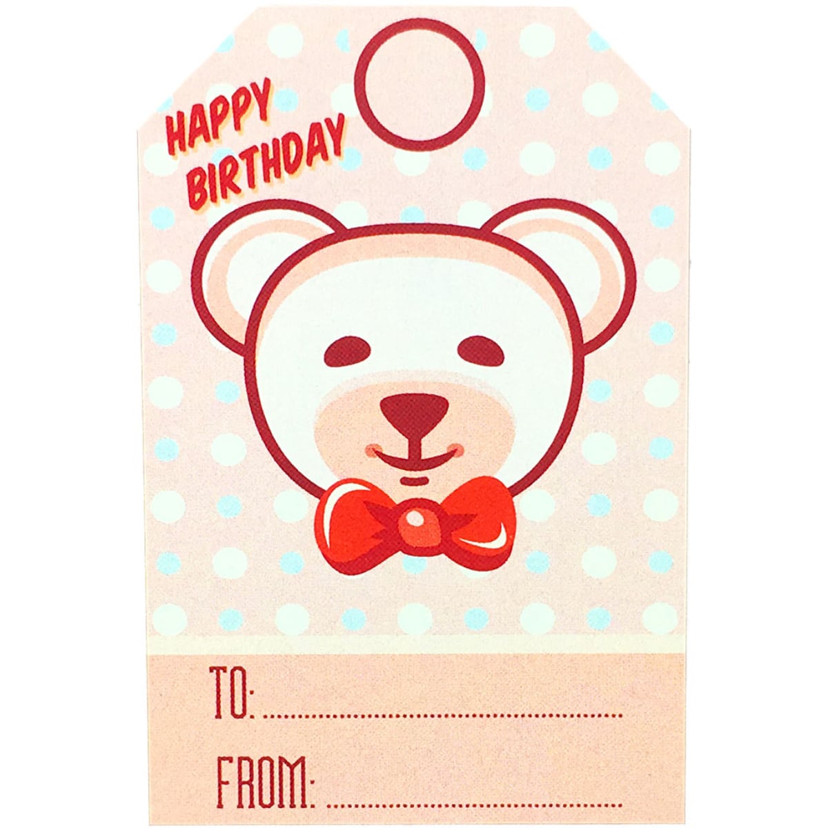 Vintage Toys Happy Birthday Gift Tags