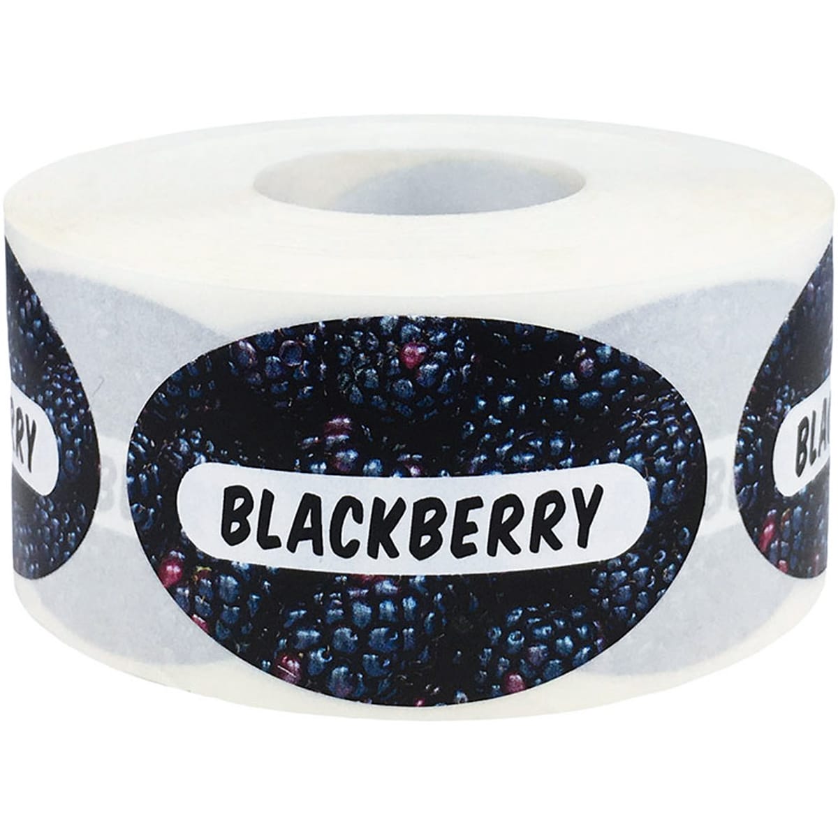 Blackberry Labels with Real Image