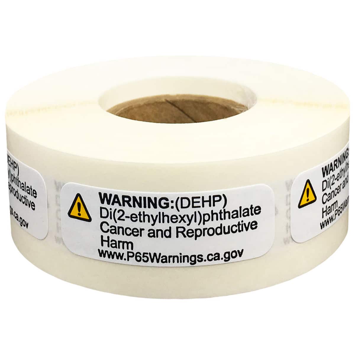 Prop 65 DEHP Warning Short Form Requirement Labels