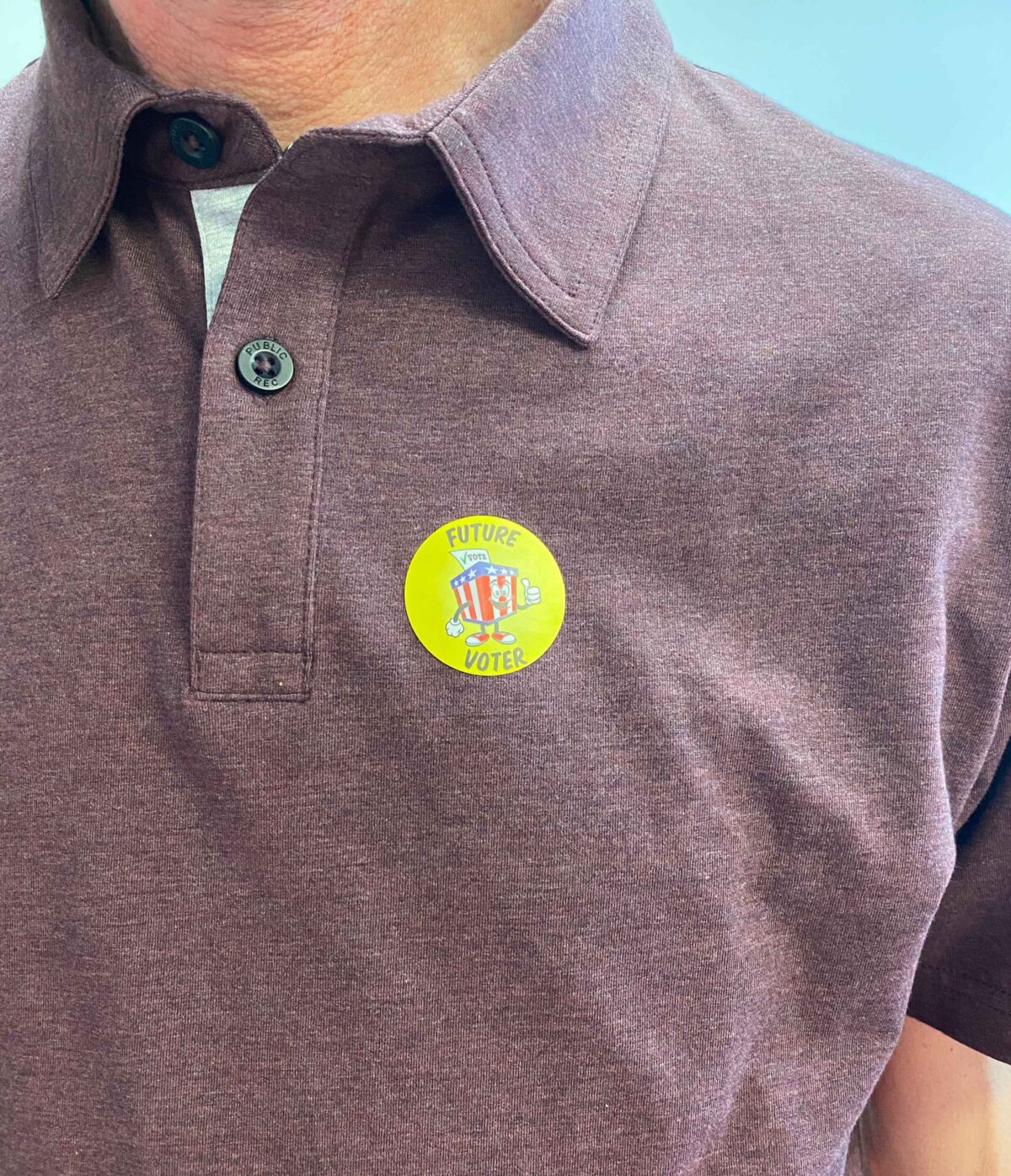 I Voted Stickers for Kids Semi-Gloss 1.5"