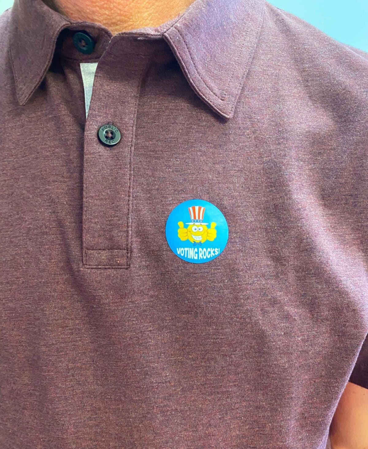 I Voted Stickers for Kids Semi-Gloss 1.5"