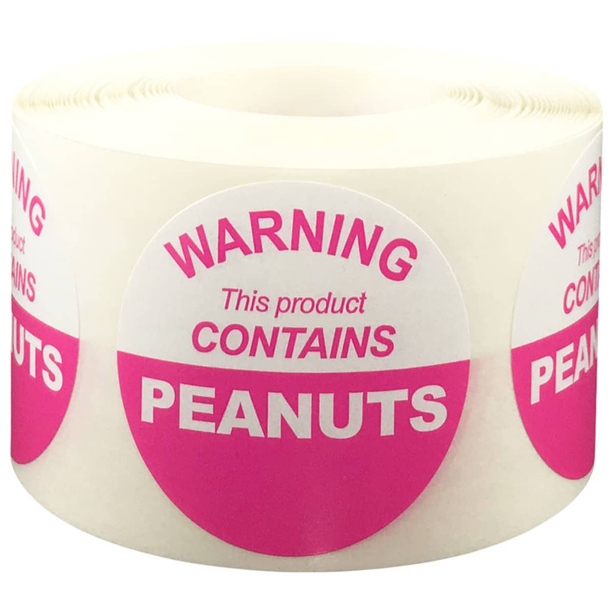 This Product Contains Peanuts Allergy Warning Labels