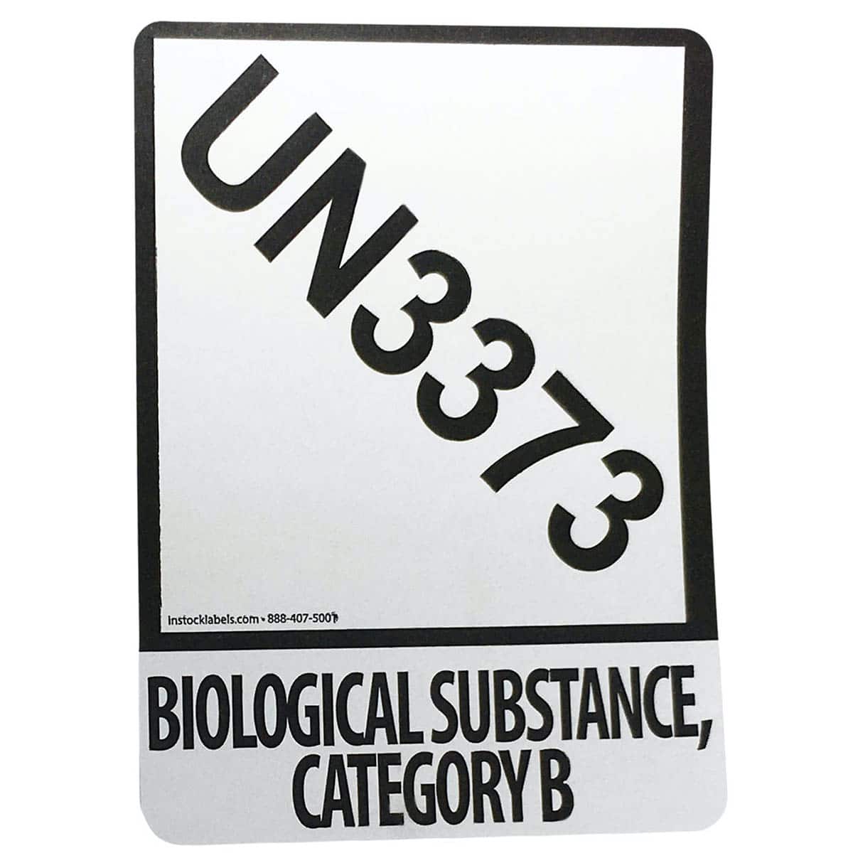 Small UN3373 Labels for Biological Substance | Category B