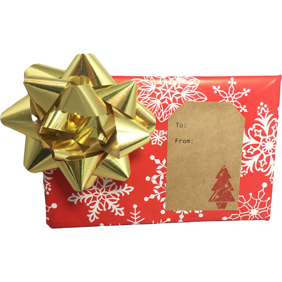 Rustic Christmas Kraft Gift Tags for Gift Wrapping