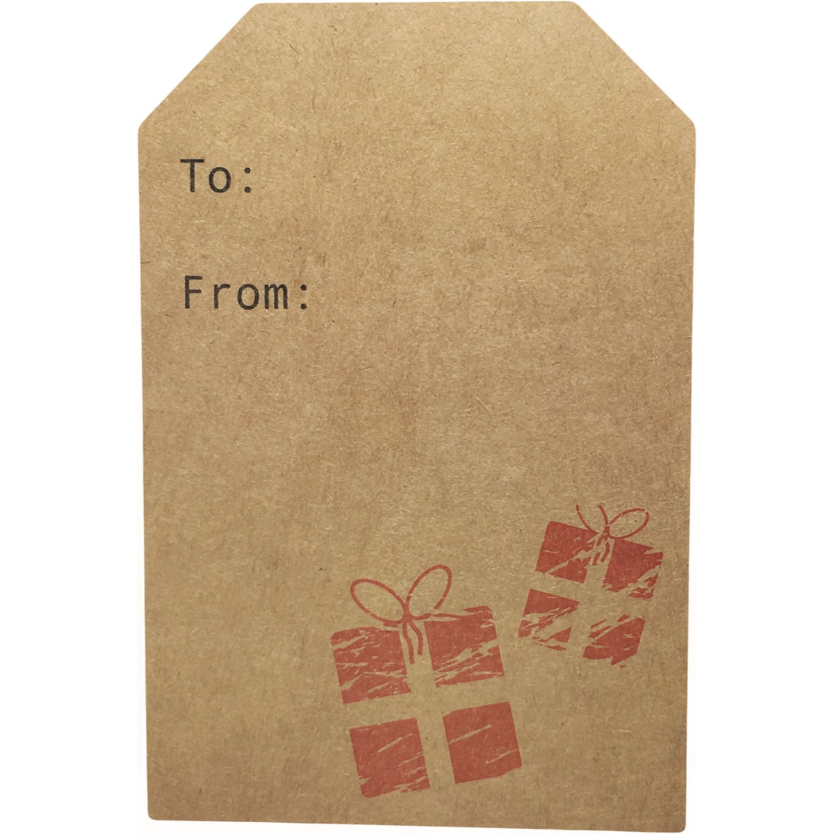 Rustic Christmas Kraft Gift Tags for Gift Wrapping
