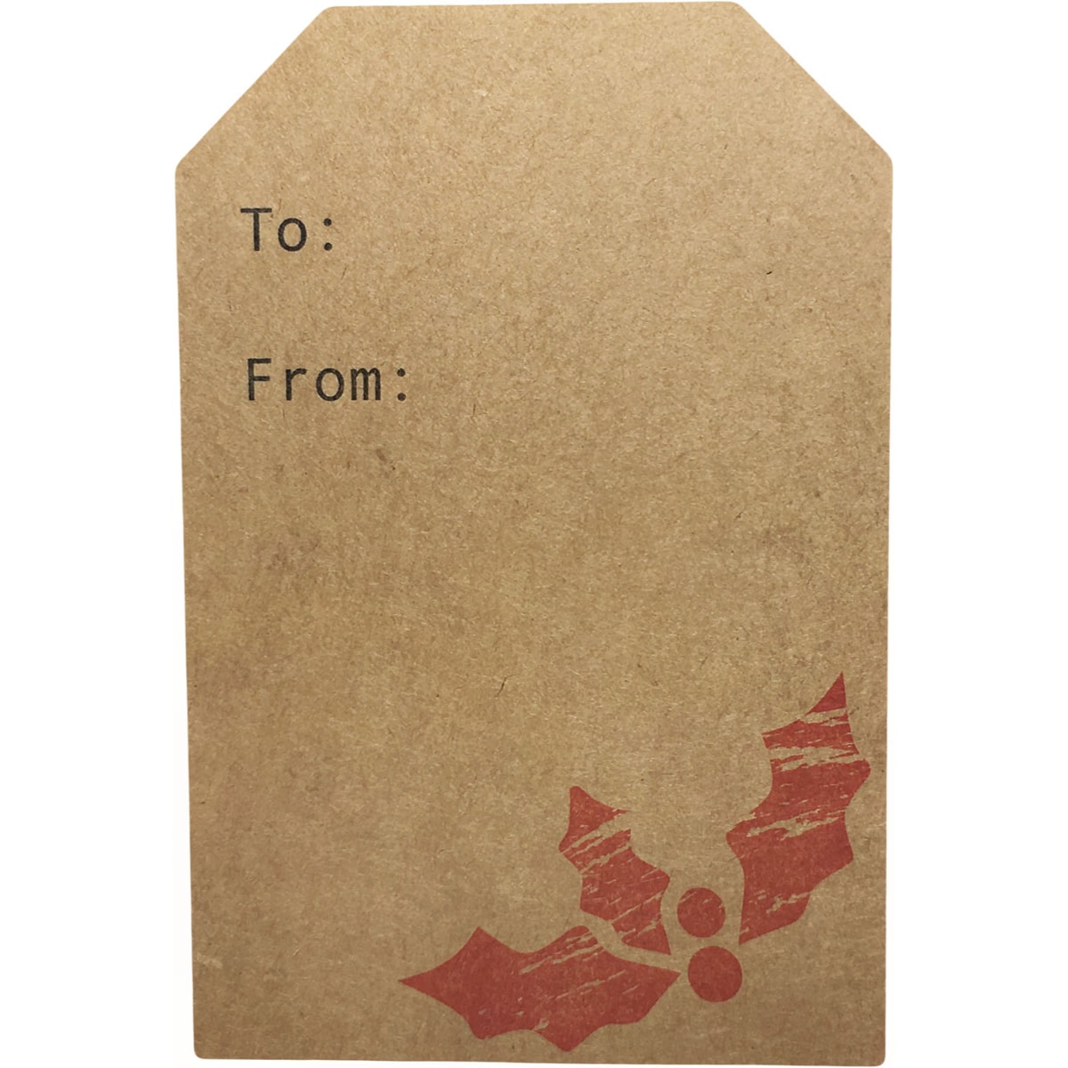 Rustic Christmas Kraft Gift Tags for Gift Wrapping
