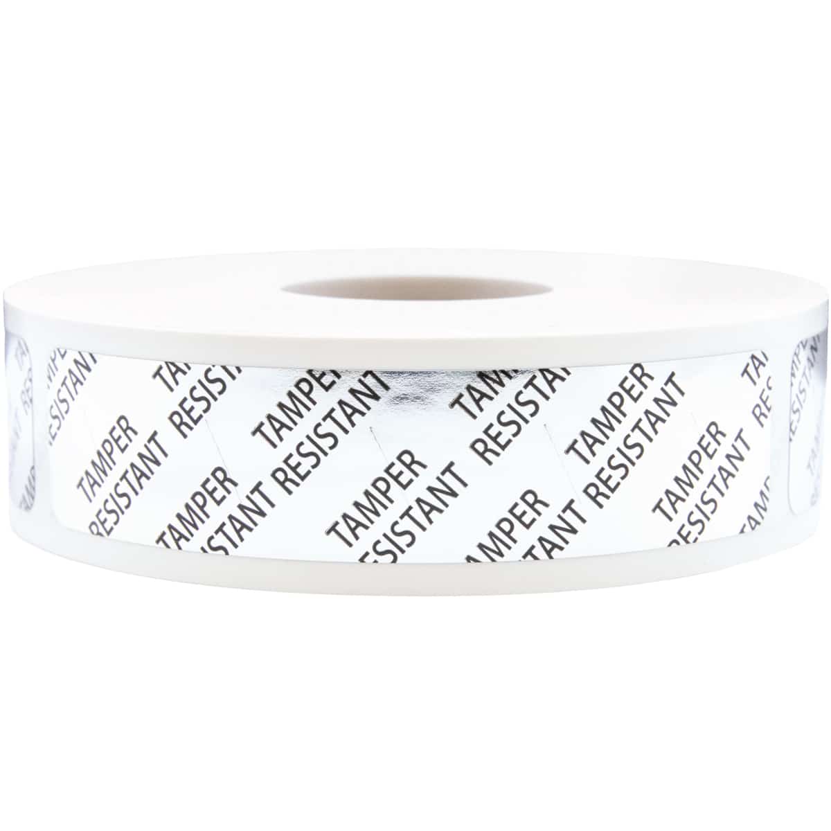 Tamper Resistant Labels | 0.75" x 3.5" - Metallic Silver