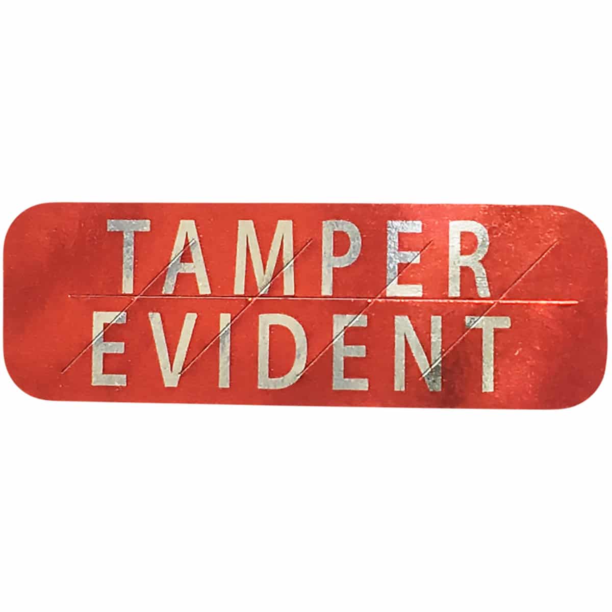 Red Tamper Evident Labels