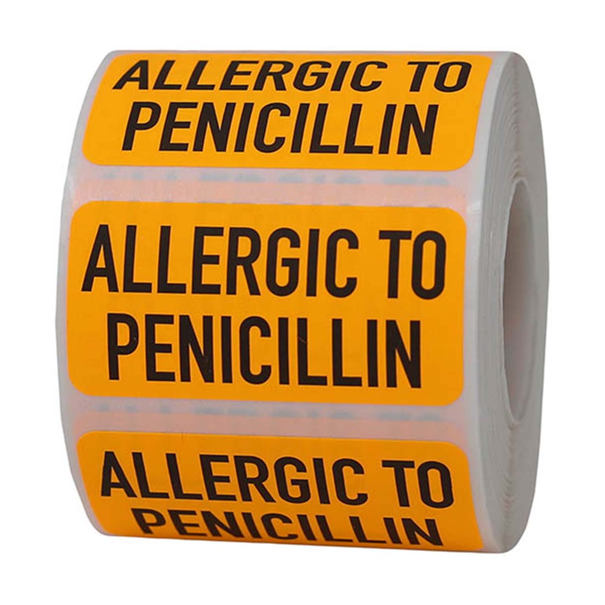 Allergic to Penicillin Labels Medical Warning