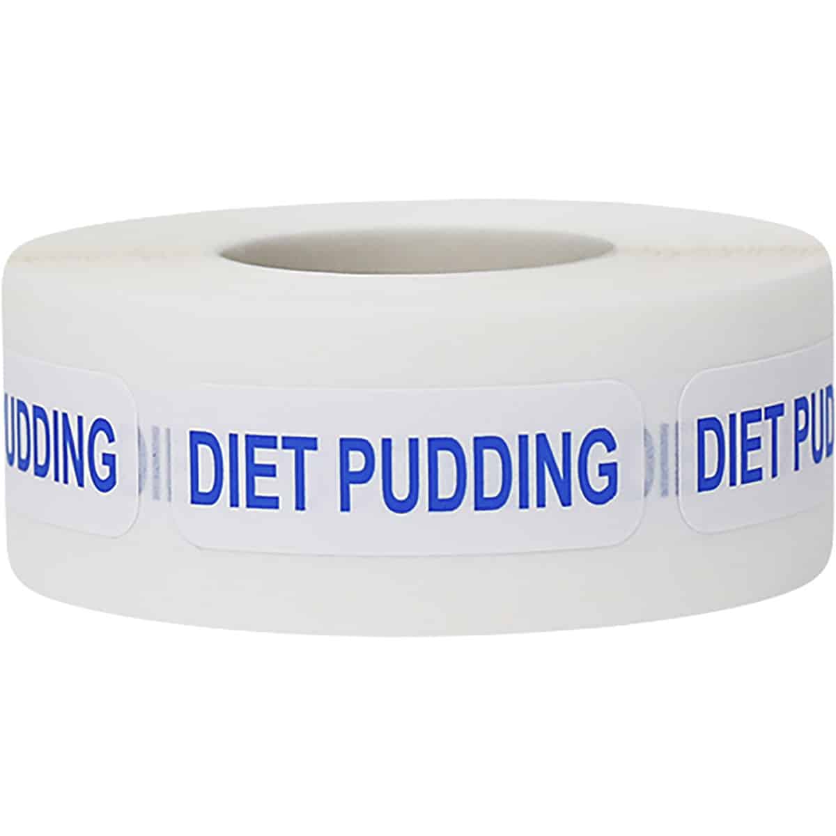 Diet Pudding Health Warning Labels 0.5 x 1.5"