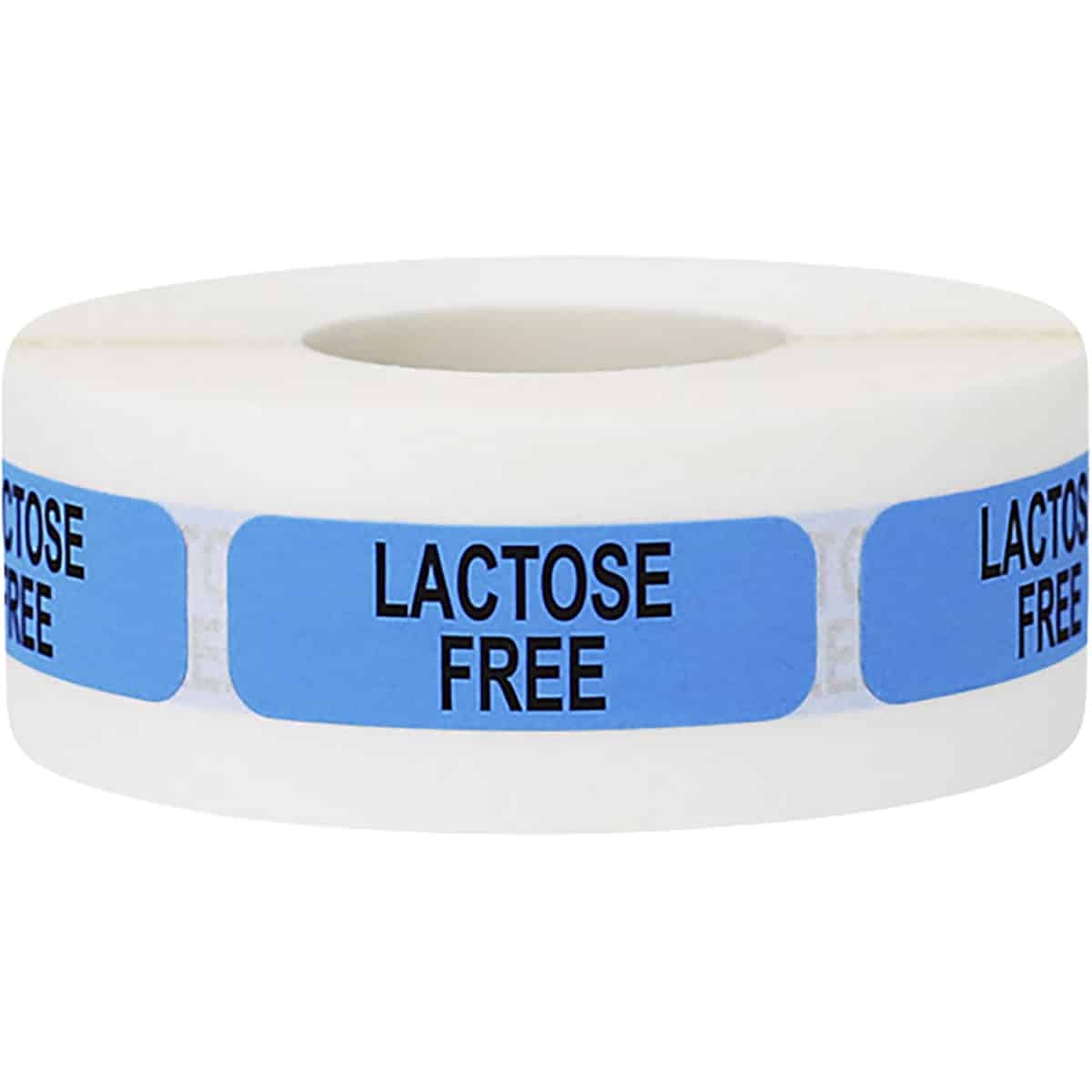 Lactose Free Healthcare Labels 0.5 x 1.5"