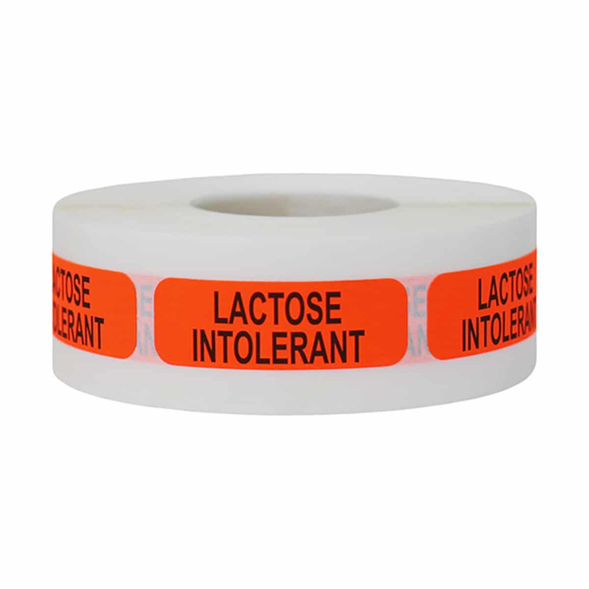 Lactose Intolerant Healthcare Labels 0.5 x 1.5"